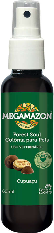 Colônia Megamazon Forest Soul Cupuaçu para Cães e Gatos - 60 mL