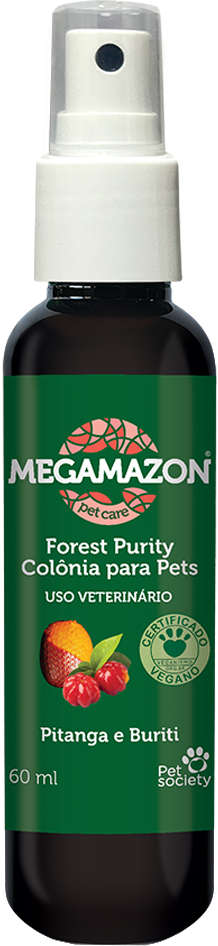 Colônia Megamazon Forest Purity Pitanga e Buriti para Cães e Gatos - 60 mL