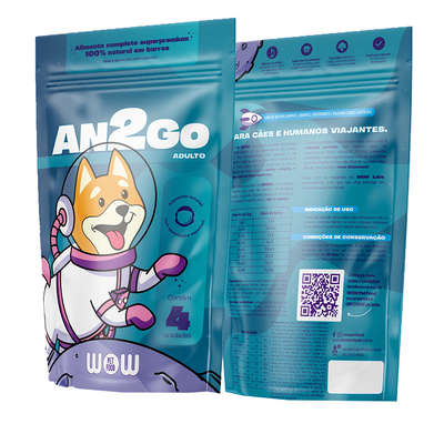 Petisco WOW Pet Food AN2GO Carne para Cães Adultos