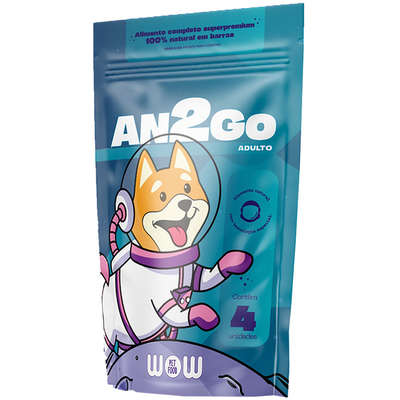 Petisco WOW Pet Food AN2GO Carne para Cães Adultos