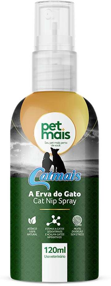 Catnip Petmais Catmais A Erva do Gato Spray - 120 mL