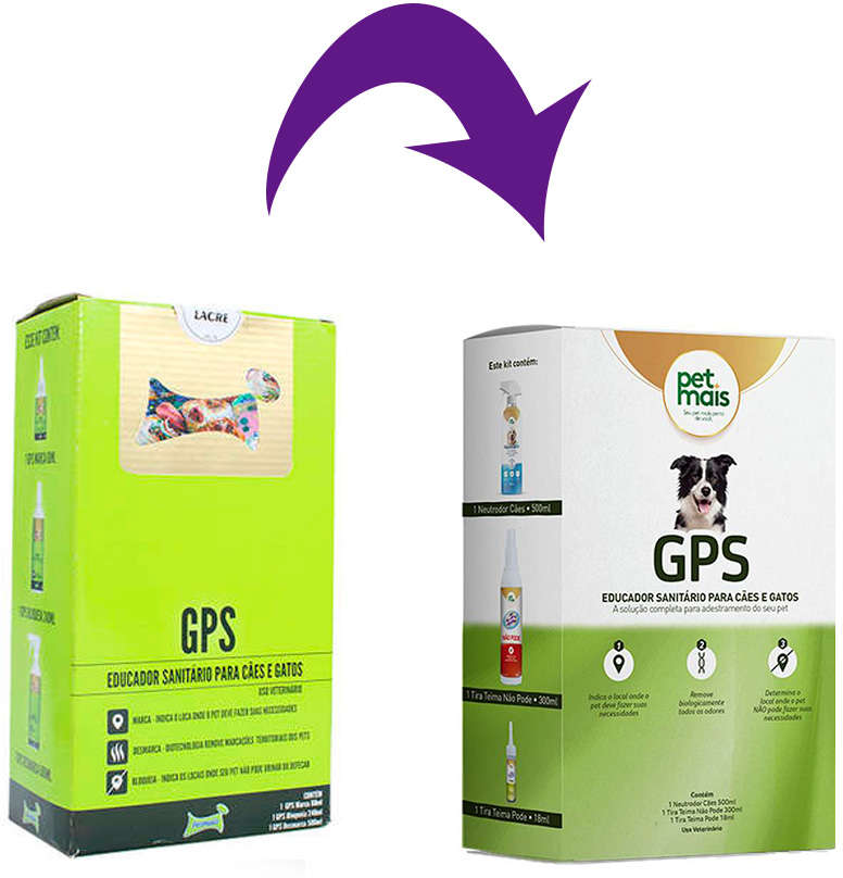 Educador Sanitário Petmais GPS para Cães e Gatos