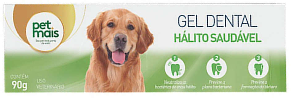 Gel Dental Petmais Hálito Saudável para Cães e Gatos - 90 g