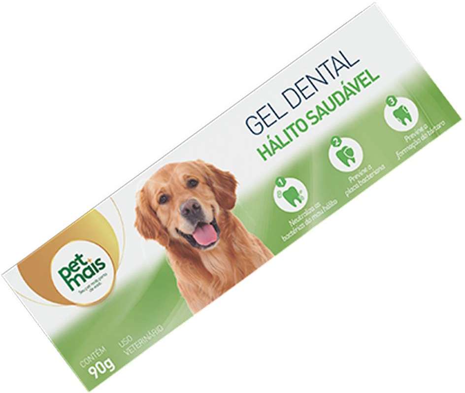 Gel Dental Petmais Hálito Saudável para Cães e Gatos - 90 g