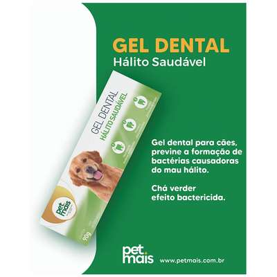 Gel Dental Petmais Hálito Saudável para Cães e Gatos