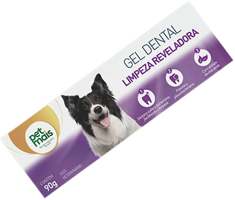 Gel Dental Petmais Limpeza Reveladora para Cães e Gatos - 90 g