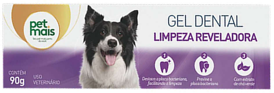 Gel Dental Petmais Limpeza Reveladora para Cães e Gatos - 90 g
