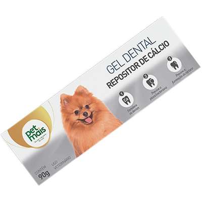 Gel Dental Petmais Repositor de Cálcio para Cães e Gatos