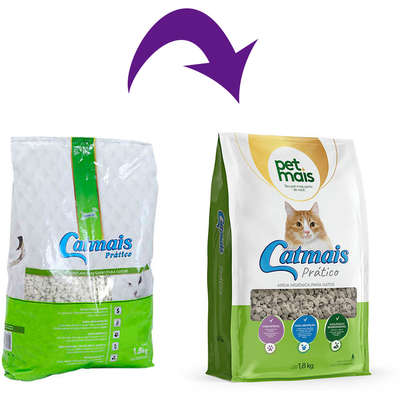Granulado Sanitário Petmais Catmais Prático para Gatos