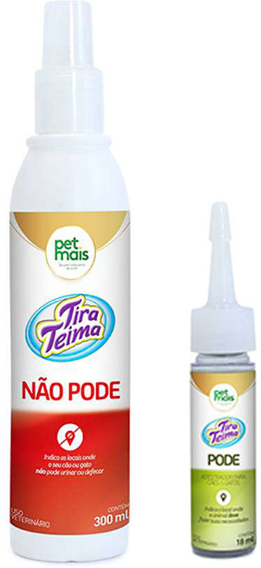 Kit de Adestramento Petmais Pode, Não Pode - 300 mL + 18 mL