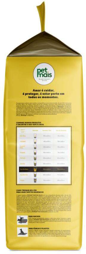 Tapete Higiênico Petmais Duo Dia Black - 30 Unidades