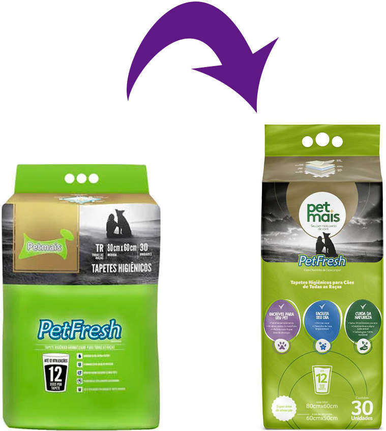 Tapete Higiênico Petmais Pet Fresh Aromatizado - 30 Unidades