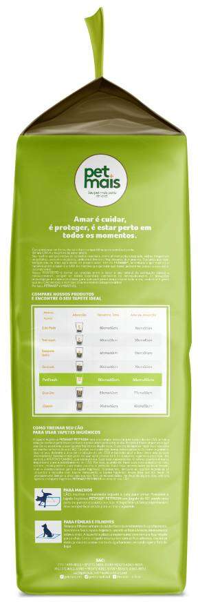 Tapete Higiênico Petmais Pet Fresh Aromatizado - 30 Unidades