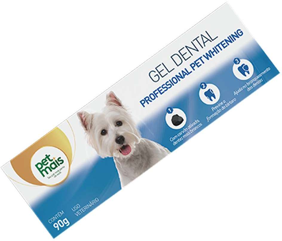 Gel Dental Petmais Professional Pet Whitening para Cães e Gatos - 90 g