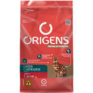 Ração Seca Origens Carne para Gatos Castrados - 10,1Kg