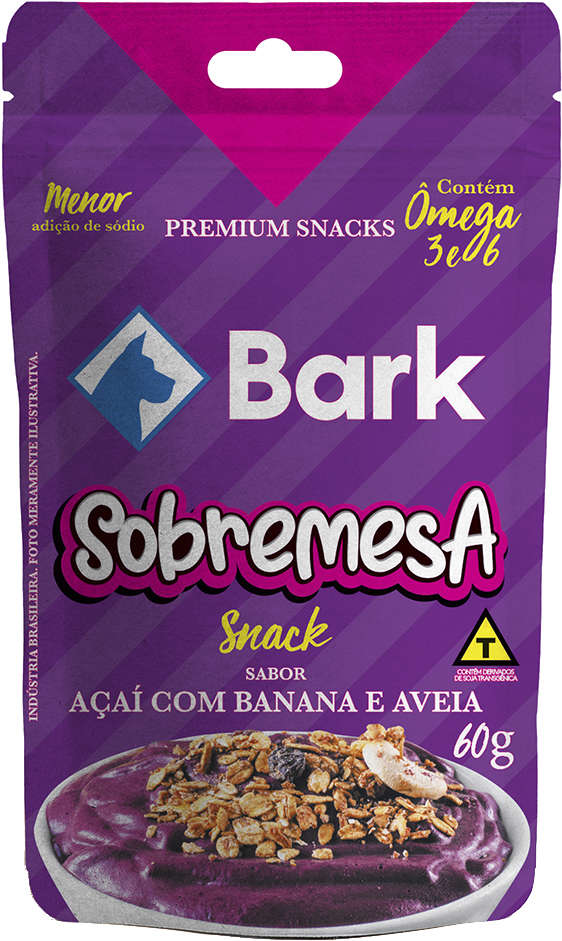 Snack para Cães Sabor Açaí e Aveia - 60g