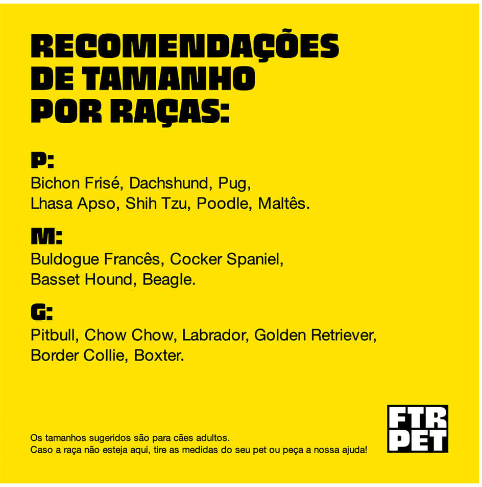 Peitoral Antipuxão Future Pet Netflix Preta para Cães - Tam. G