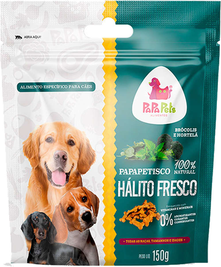 Petisco Papapets Hálito Fresco para Cães - 150 g