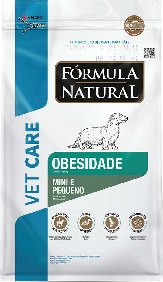 Ração Seca Fórmula Natural Vet Care Obesidade para Cães de Porte Mini e Pequeno - 2Kg