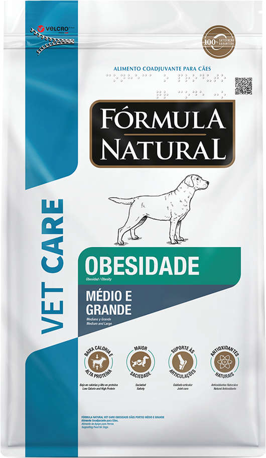 Ração Seca Fórmula Natural Vet Care Obesidade para Cães de Porte Médio e Grande - 10,1Kg