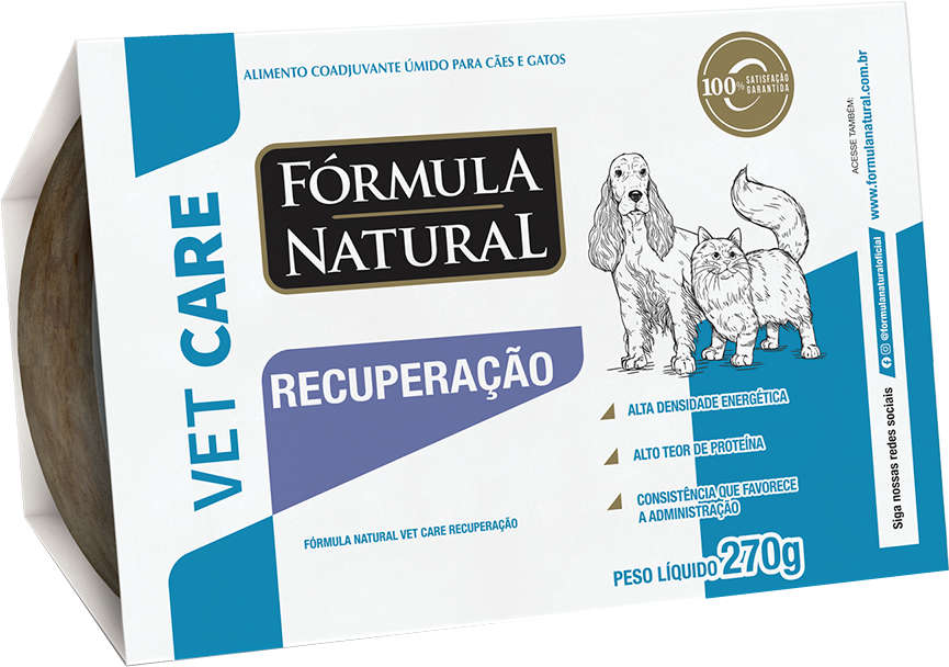 Ração Úmida Fórmula Natural Vet Care Recuperação para Cães e Gatos - 270 g