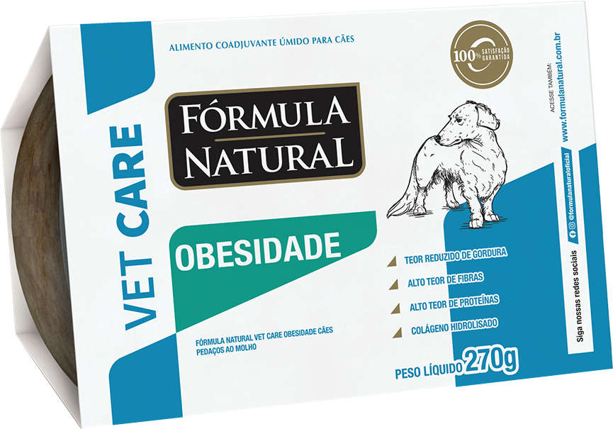 Ração Úmida Fórmula Natural Vet Care Obesidade para Cães - 270 g