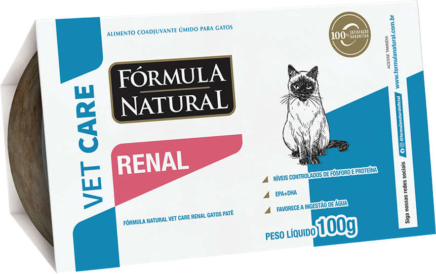 Ração Úmida Fórmula Natural Vet Care Renal para Gatos - 100 g