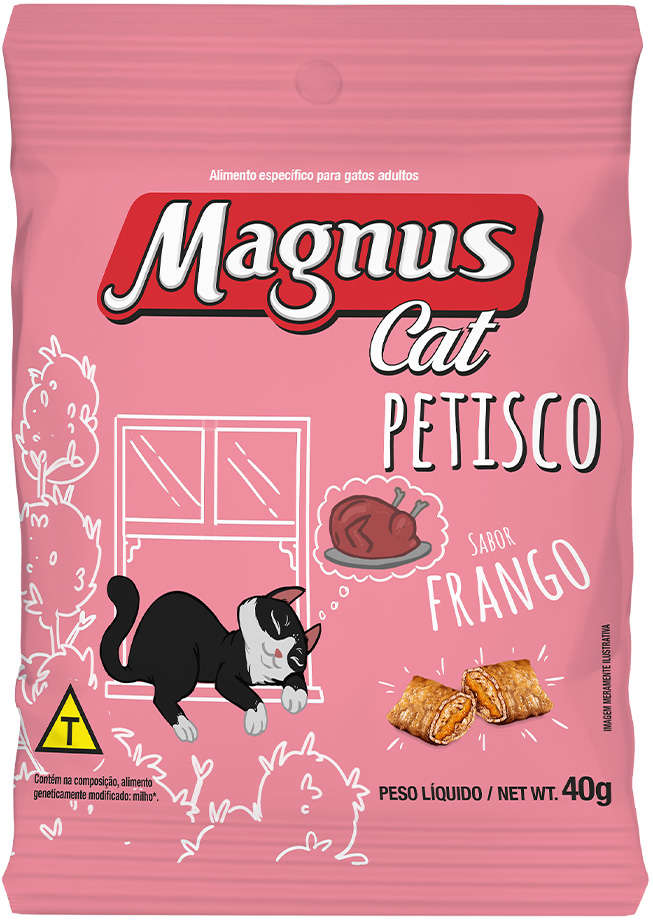 Petisco Magnus Cat Frango para Gatos - 40 g