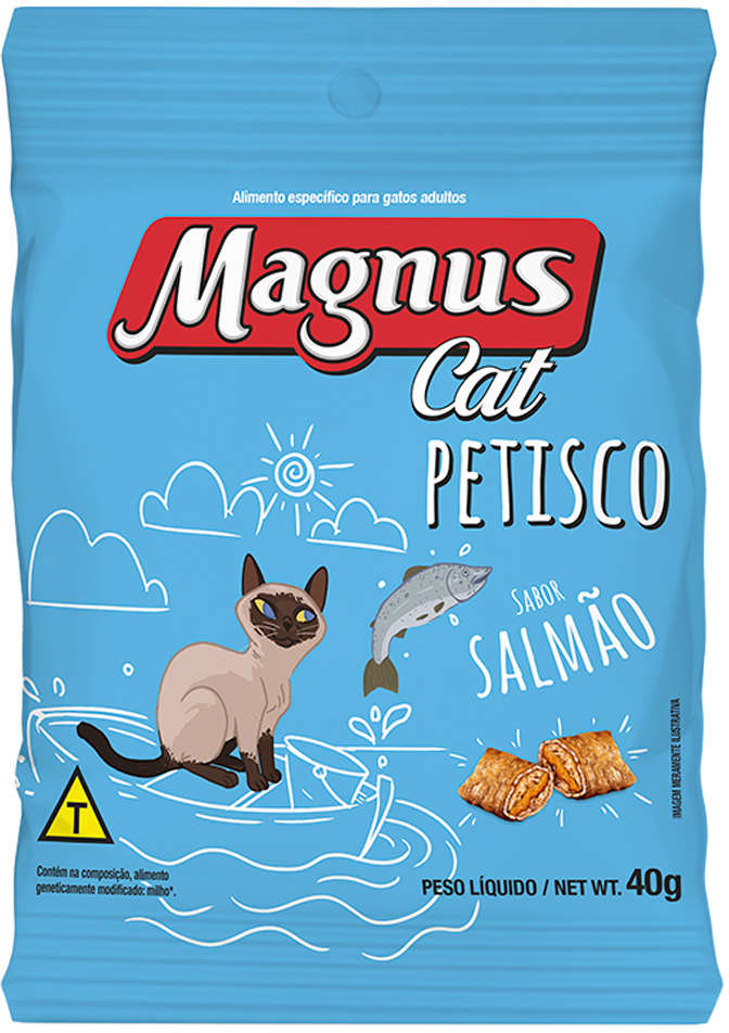 Petisco Magnus Cat Salmão para Gatos - 40 g