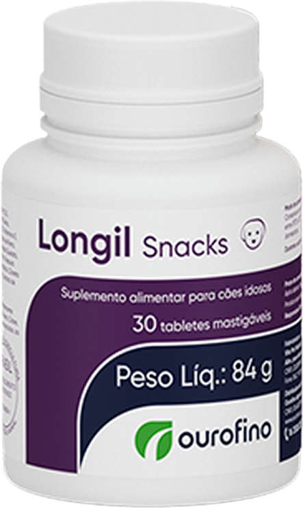 Suplemento Alimentar Ourofino Longil Snacks para Cães - 30 Tabletes