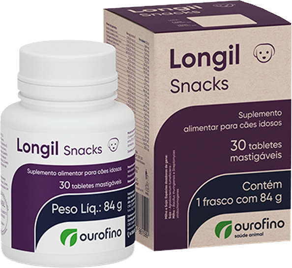Suplemento Alimentar Ourofino Longil Snacks para Cães - 30 Tabletes