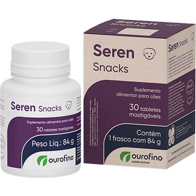 Suplemento Alimentar Ourofino Seren Snacks para Cães