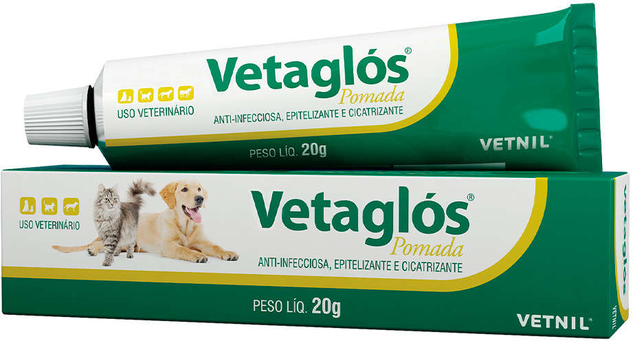 Pomada Cicatrizante Vetnil Vetaglos - 20 g