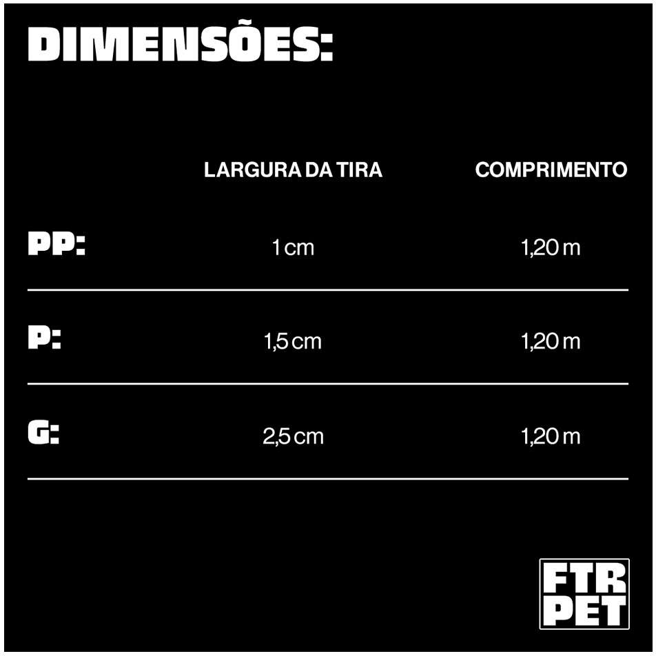 Guia Future Pet Coral para Cães - Tam. G