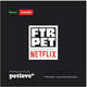 Coleira Future Pet Netflix Branca para Cães