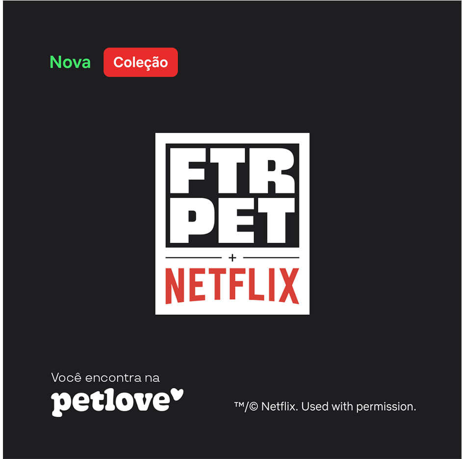 Comedouro Future Pet Play Netflix - 630 mL