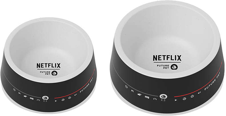 Comedouro Future Pet Play Netflix - 630 mL