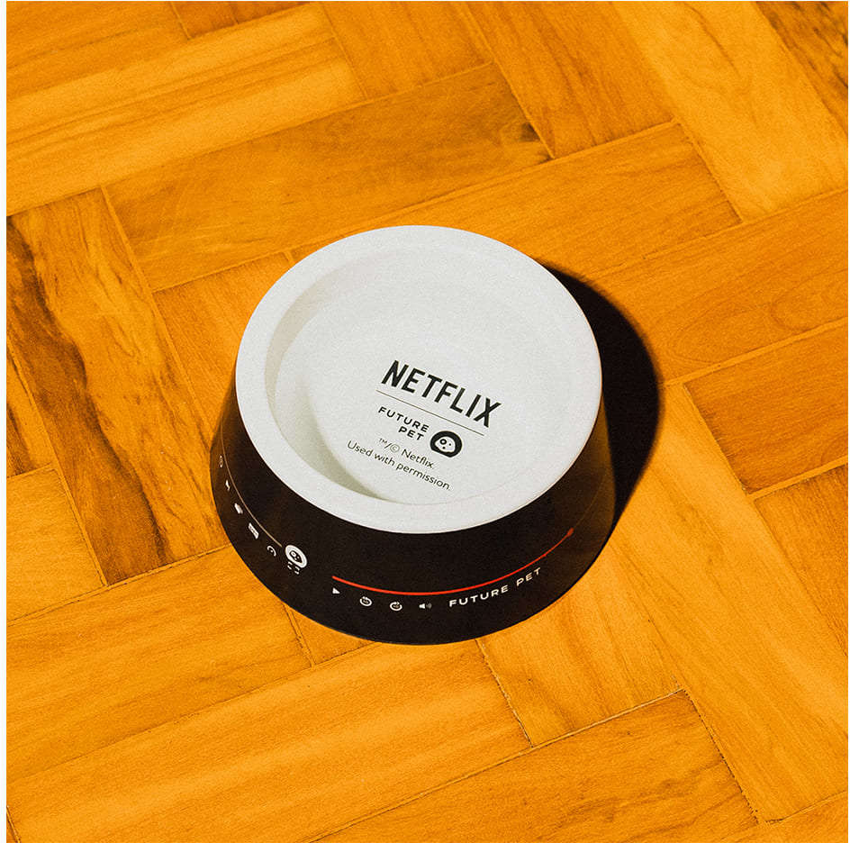 Comedouro Future Pet Play Netflix - 630 mL