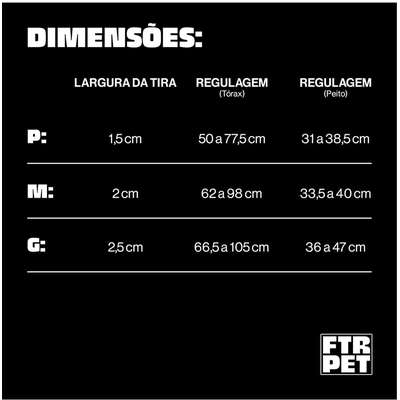 Peitoral Antipuxão Future Pet Netflix Preta para Cães