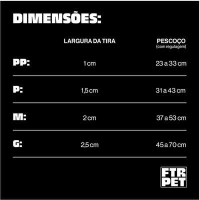 Coleira Future Pet Netflix Preta para Cães