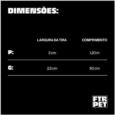 Guia com Amortecedor Future Pet Netflix Preta para Cães