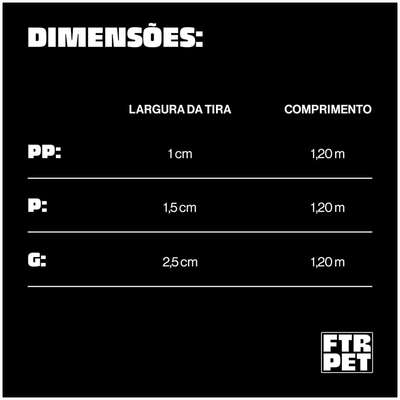 Guia Future Pet Netflix Branca para Cães