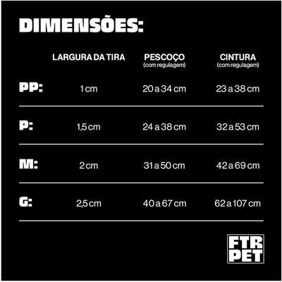 Peitoral H Future Pet Netflix Branca para Cães
