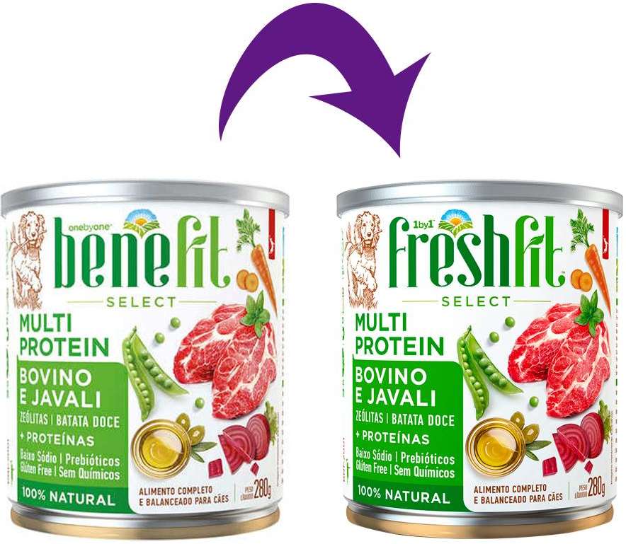 Ração Úmida Spin Pet Freshfit Select Bovino e Javali para Cães - 280 g