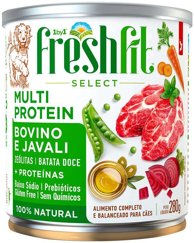 Ração Úmida Spin Pet Freshfit Select Bovino e Javali para Cães - 280 g