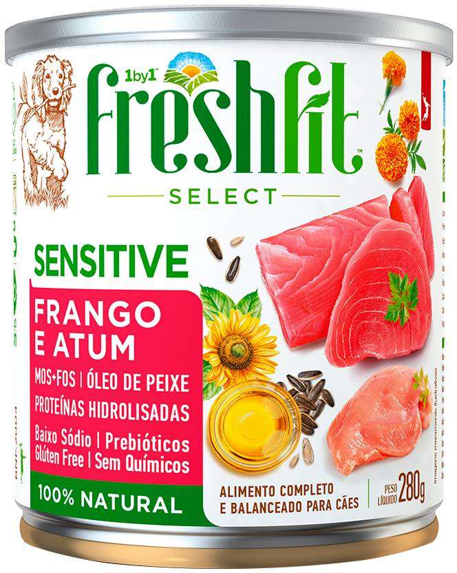 Ração Úmida Spin Pet Freshfit Select Frango e Atum para Cães - 280 g