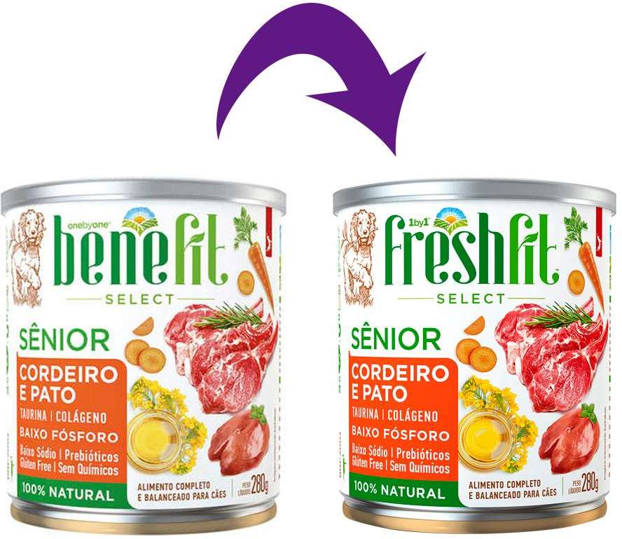 Ração Úmida Spin Pet Freshfit Select Cordeiro e Pato para Cães - 280 g