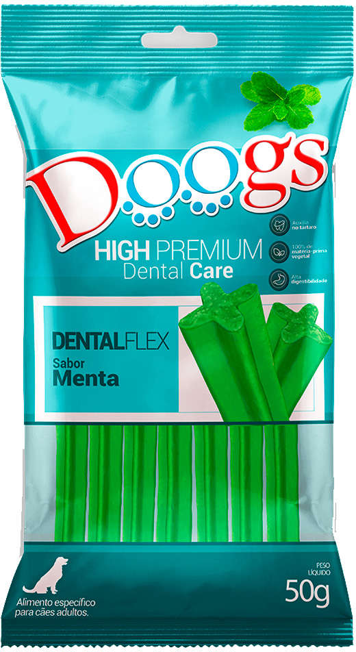 Palito Doogs Dental Flex Menta para Cães - 50 g