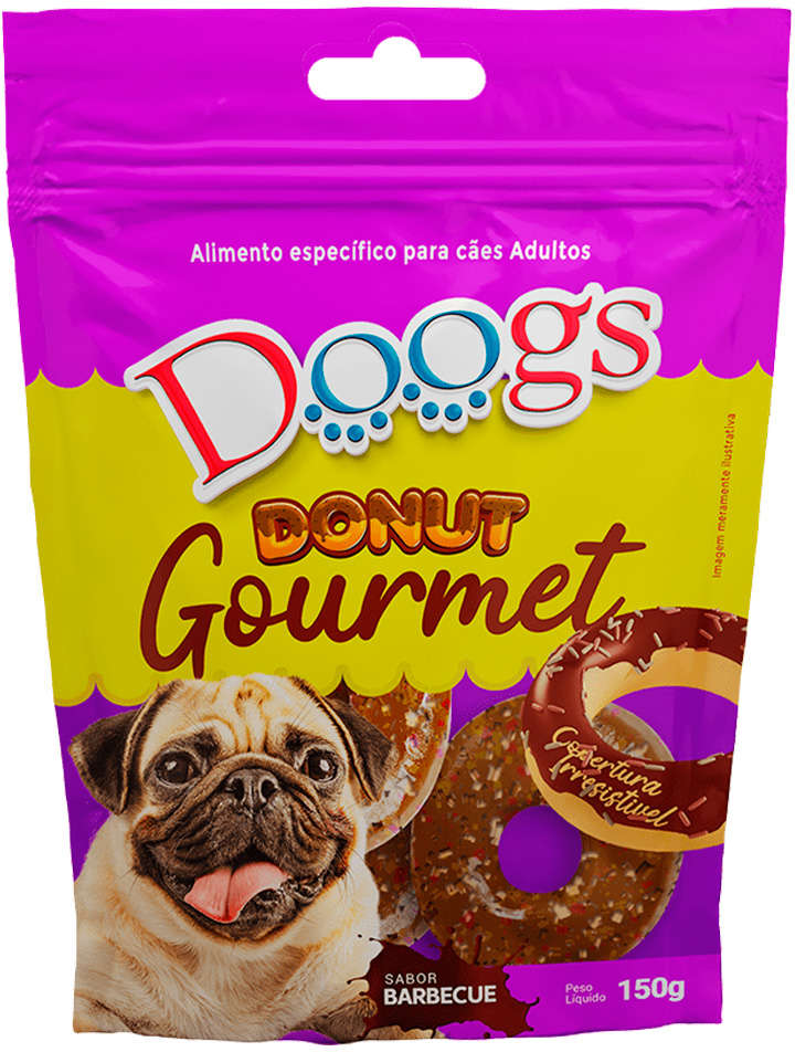 Petisco Doogs para Cães Sabor Carne ao Molho - 150g