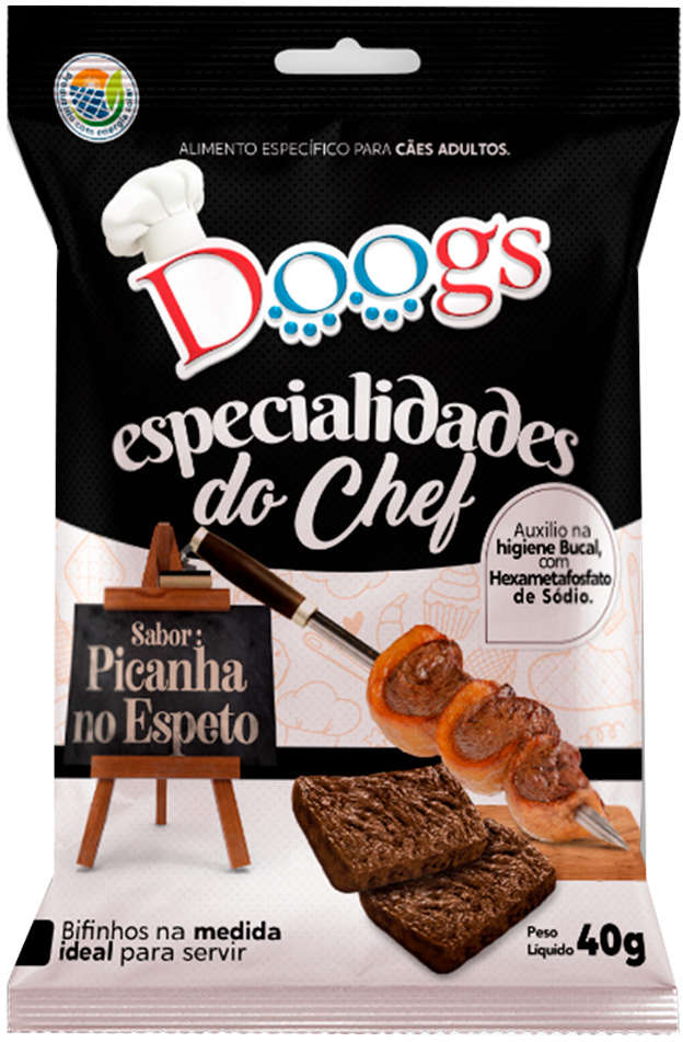 Petisco Doogs Especialidades do Chef Picanha para Cães - 40 g